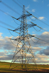 Proud and Majestic Pylon, Mastin Moor, North east Derbyshire.
