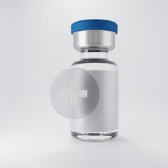 Obraz premium Therapy for health prevention. Protecting the health of the nation, vaccine and medicines. 3d rendering.