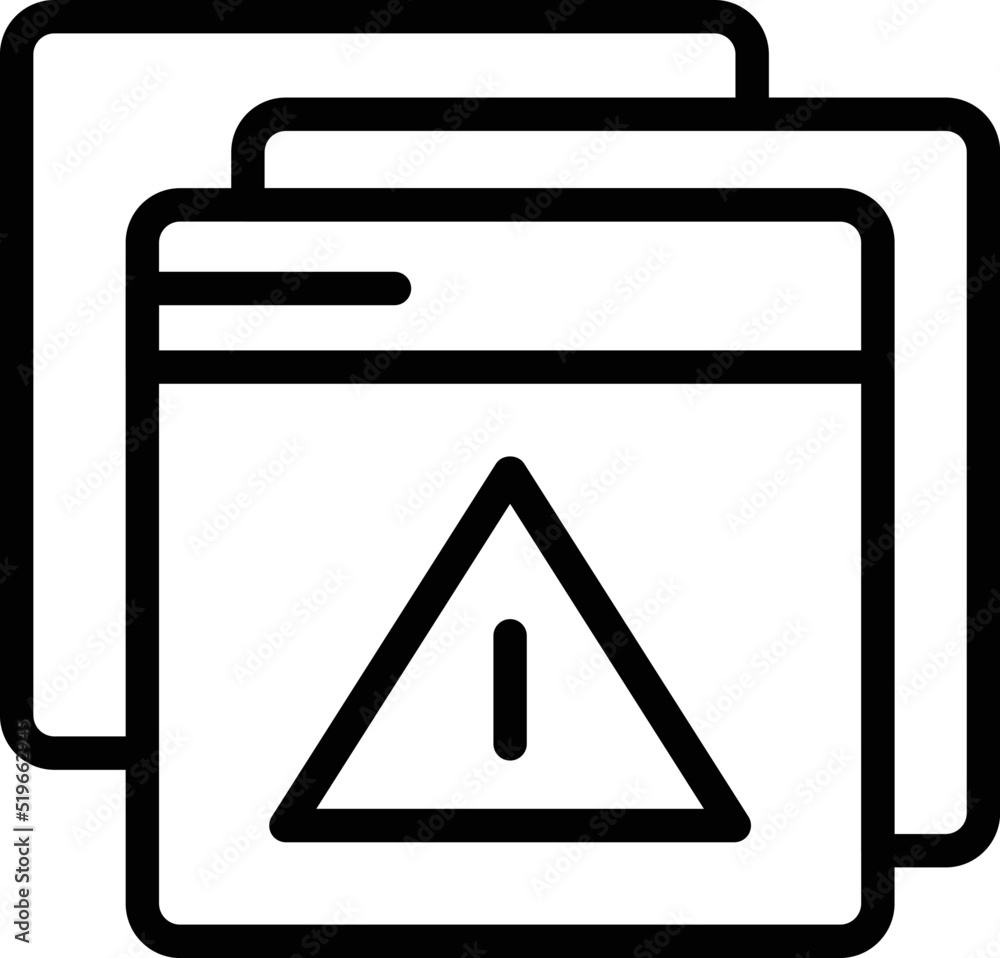 Poster data team icon outline vector. code monitor. web work