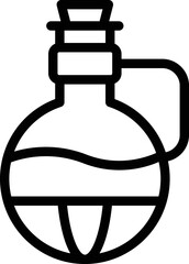 Athens olive oil icon outline vector. Greek court. Greece temple