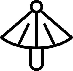 Geisha tool icon outline vector. Tower city. Ancient tourism