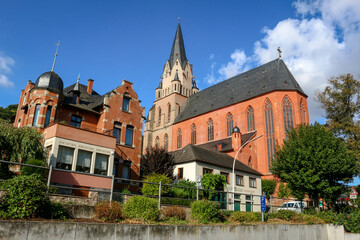 Fototapeta na wymiar Views from the town of Oberwesel, Germany