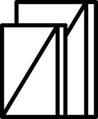 Wood table icon outline vector. Plant worker. Furniture space