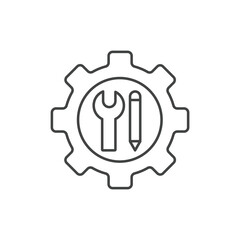 Obraz premium Business development icons symbol vector elements for infographic web