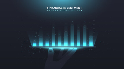 Financial investments concept