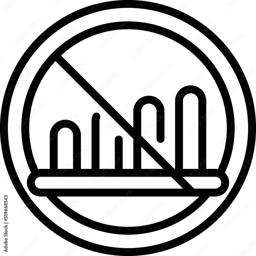 Poster signal lost connection icon outline vector. internet error. computer connect