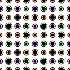 Summer seamless magic evil eye pattern for fabrics and textiles and packaging and gifts and linens and wrapping