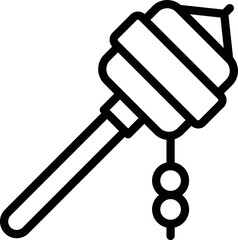 Culture nepal icon outline vector. City travel. Old prayer