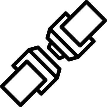 recommend clip art: Airline belt icon outline vector. Car seat. Safe drive