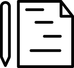 Design pen icon outline vector. Digital file. Draw drawing