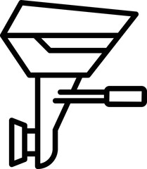 Steel motorboat icon outline vector. Motor engine. Fishing cruise