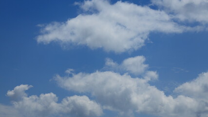 夏の青空　タイムラプス　7月