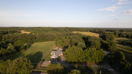 Obraz premium Churches in Hickory Valley, TN