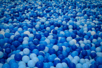 Large quantity of plastic balls. Low density polyethylene ball pool.