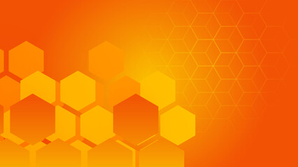 Orange and yellow abstract background. Vector abstract graphic design banner pattern presentation background web template. Background, for design brochure, website, flyer, presentation, landing page