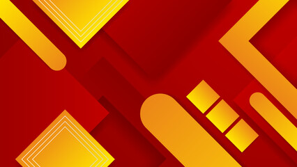 Abstract background with red orange yellow gradient color. Vector abstract graphic design banner pattern web template for presentation design, flyer, social media cover, web banner, tech banner