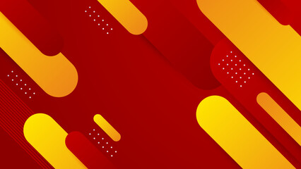 Abstract background with red orange yellow gradient color. Vector abstract graphic design banner pattern web template for presentation design, flyer, social media cover, web banner, tech banner