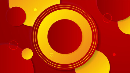 Abstract background with red orange yellow gradient color. Vector abstract graphic design banner pattern web template for presentation design, flyer, social media cover, web banner, tech banner
