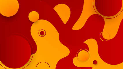 Abstract red and orange yellow design with futuristic concept background