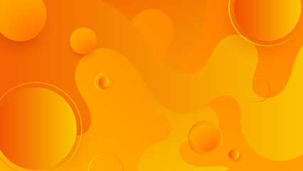 Abstract orange and yellow gradient background template