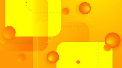 Abstract orange and yellow gradient background template