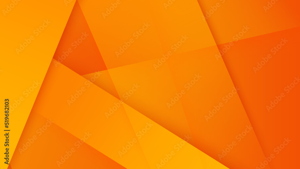 Wall mural abstract minimal orange and yellow background with geometric creative and minimal gradient concepts,