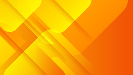 Abstract minimal orange and yellow background with geometric creative and minimal gradient concepts, for posters, banners, landing page concept image.