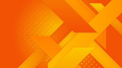 Abstract minimal orange and yellow background with geometric creative and minimal gradient concepts, for posters, banners, landing page concept image.