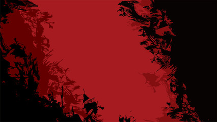 Obraz premium Abstract red rough grunge background.