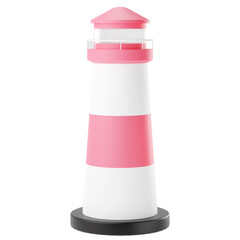 3d icon lighthouse