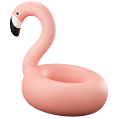 3d icon flamingo swimming ring