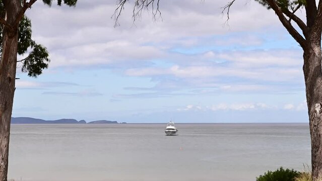 timelapse of a fishing boat