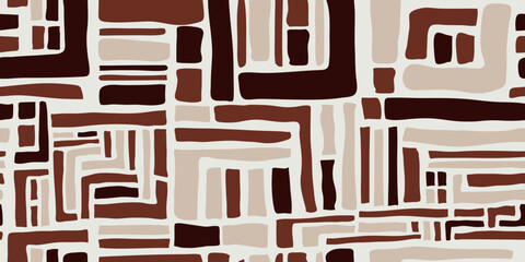 The painted coffee corners are uneven and stylish. Vector hand drawing original and stylish. Wall abstraction hand drawn for print surfaces.