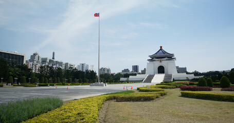 Chiang Kai shek Memorial Hall in Taiwan