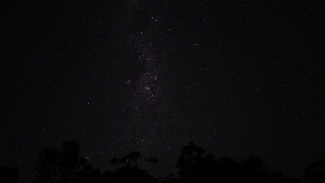 timelapse of stars in Australia