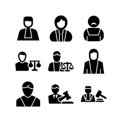 business law icon or logo isolated sign symbol vector illustration - high quality black style vector icons
