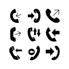 calling icon or logo isolated sign symbol vector illustration - high quality black style vector icons
