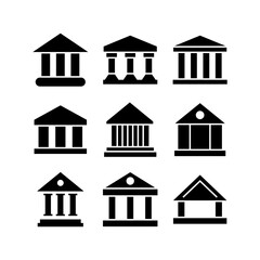 court icon or logo isolated sign symbol vector illustration - high quality black style vector icons
