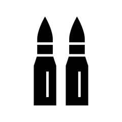 ammo icon or logo isolated sign symbol vector illustration - high quality black style vector icons
