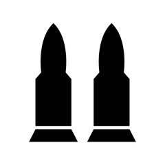 ammo icon or logo isolated sign symbol vector illustration - high quality black style vector icons
