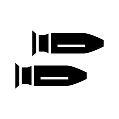 ammo icon or logo isolated sign symbol vector illustration - high quality black style vector icons
