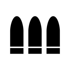 ammo icon or logo isolated sign symbol vector illustration - high quality black style vector icons
