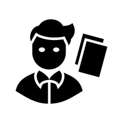 arbitrator icon or logo isolated sign symbol vector illustration - high quality black style vector icons
