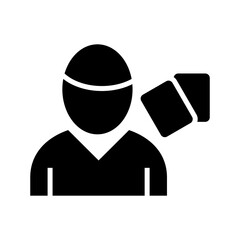 arbitrator icon or logo isolated sign symbol vector illustration - high quality black style vector icons
