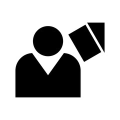 arbitrator icon or logo isolated sign symbol vector illustration - high quality black style vector icons
