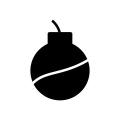 bomb icon or logo isolated sign symbol vector illustration - high quality black style vector icons
