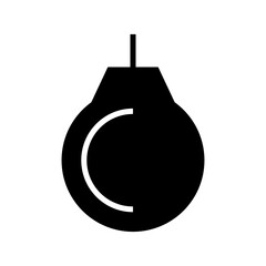 bomb icon or logo isolated sign symbol vector illustration - high quality black style vector icons
