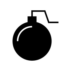 bomb icon or logo isolated sign symbol vector illustration - high quality black style vector icons
