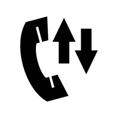 calling icon or logo isolated sign symbol vector illustration - high quality black style vector icons
