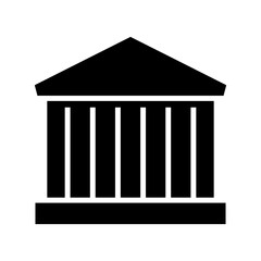 court icon or logo isolated sign symbol vector illustration - high quality black style vector icons
